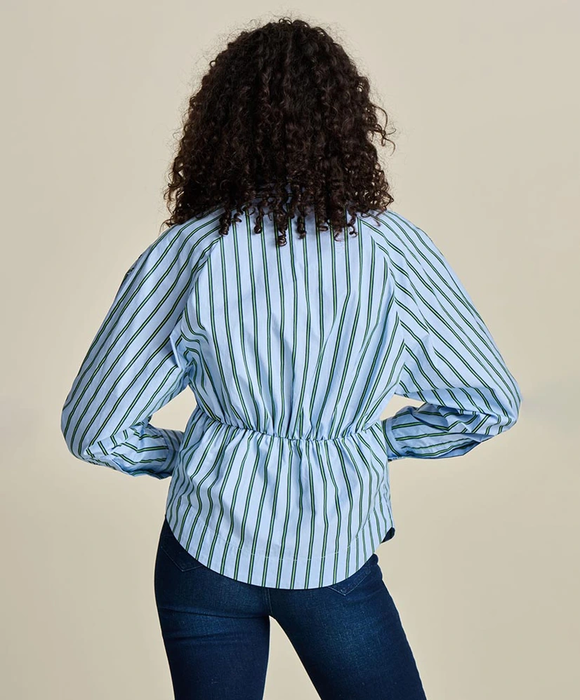 POM Amsterdam Blouse Striped Poplin