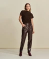 POM Amsterdam Broek Faux Leather