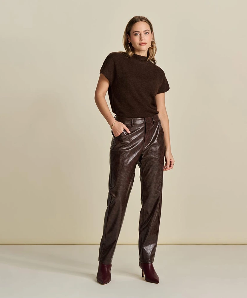 POM Amsterdam Broek Faux Leather