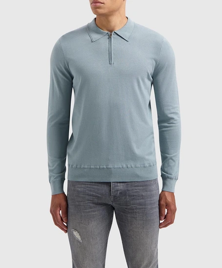 Pure Path Polo Knit Half Zip