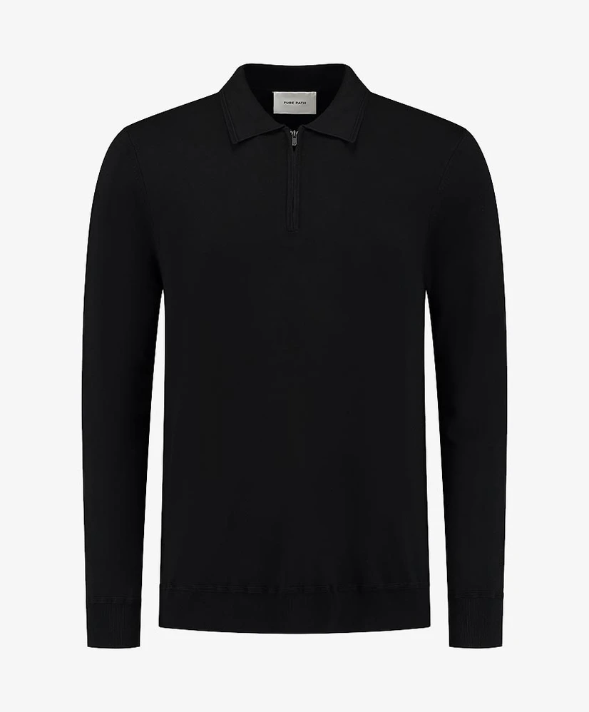 Pure Path Polo Knit Half Zip