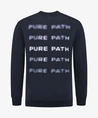 Pure Path Sweater Blurred Wordmark