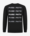 Pure Path Sweater Blurred Wordmark