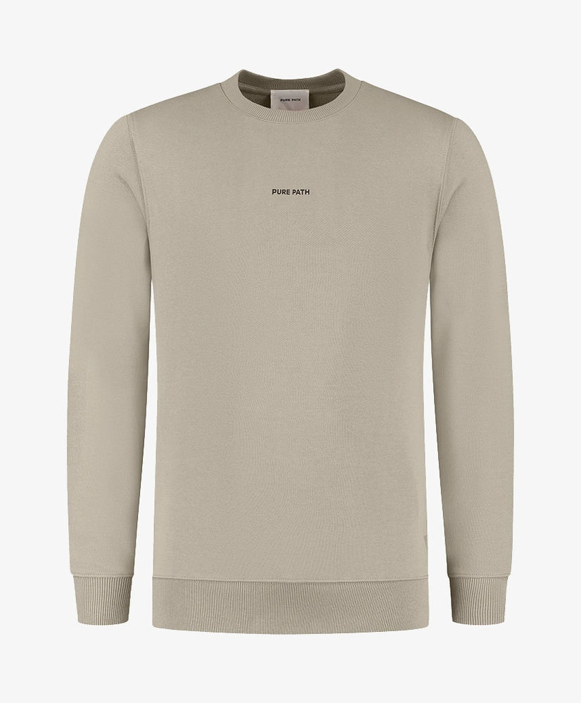 Pure Path Sweater Liquid Metal