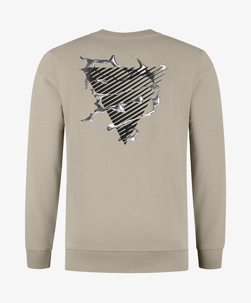 Pure Path Sweater Liquid Metal