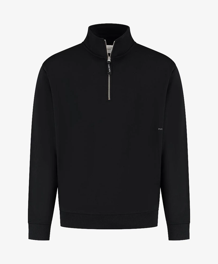 Pure Path Sweater Sideline Wordmark Half Zip