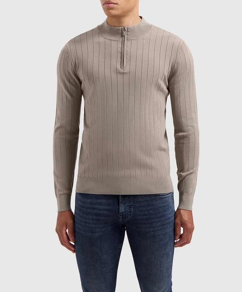 Pure Path Trui Striped Half Zip