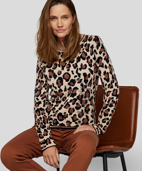 Rabe Trui Animalprint