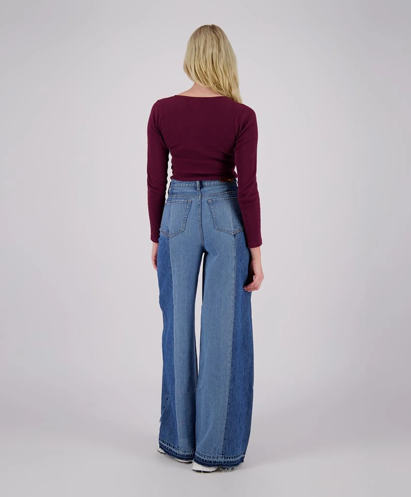 Raizzed Jeans Wide Leg Cenote Twotone