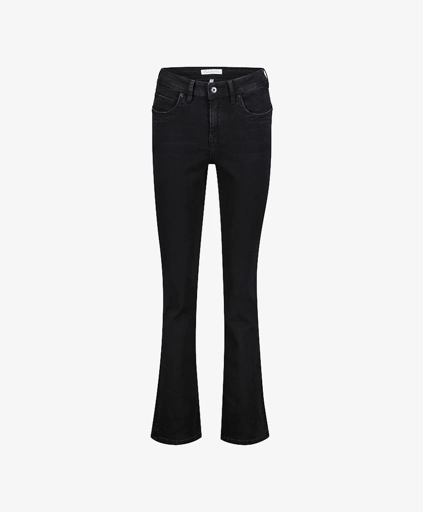 Red Button Flared Jeans Babette