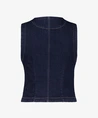 Red Button Gilet Denim