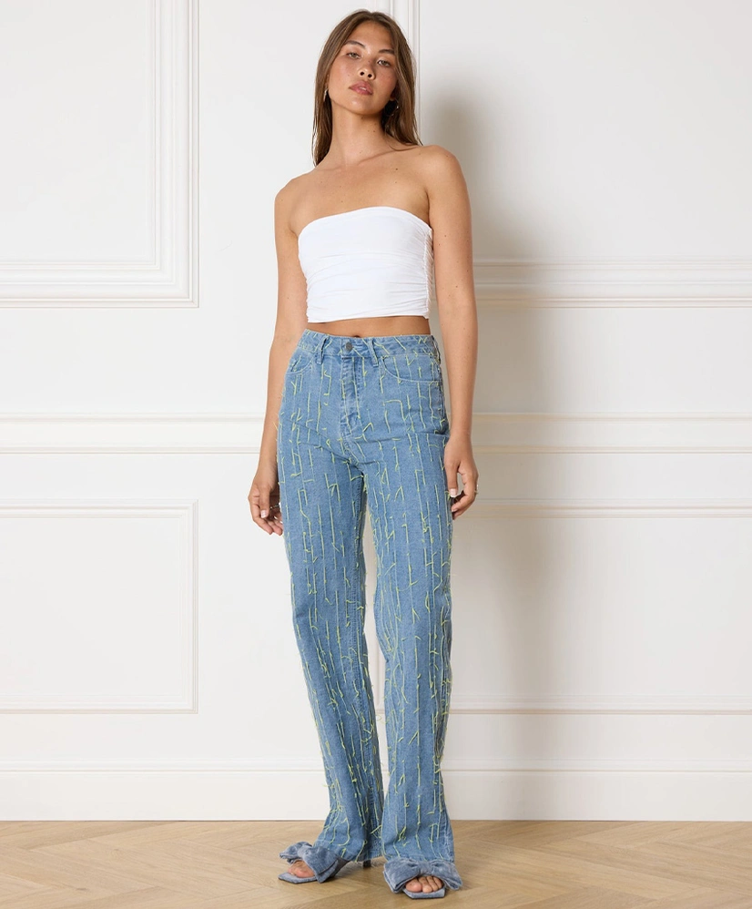 Refined Department Wide Leg Jeans Hannah