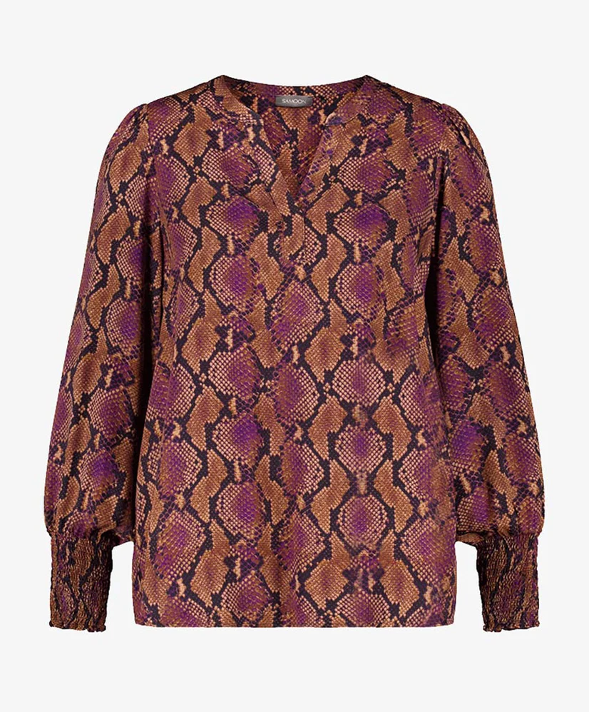 SAMOON Blouse Animalprint