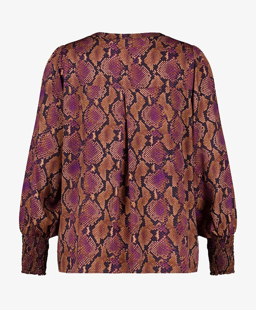 SAMOON Blouse Animalprint