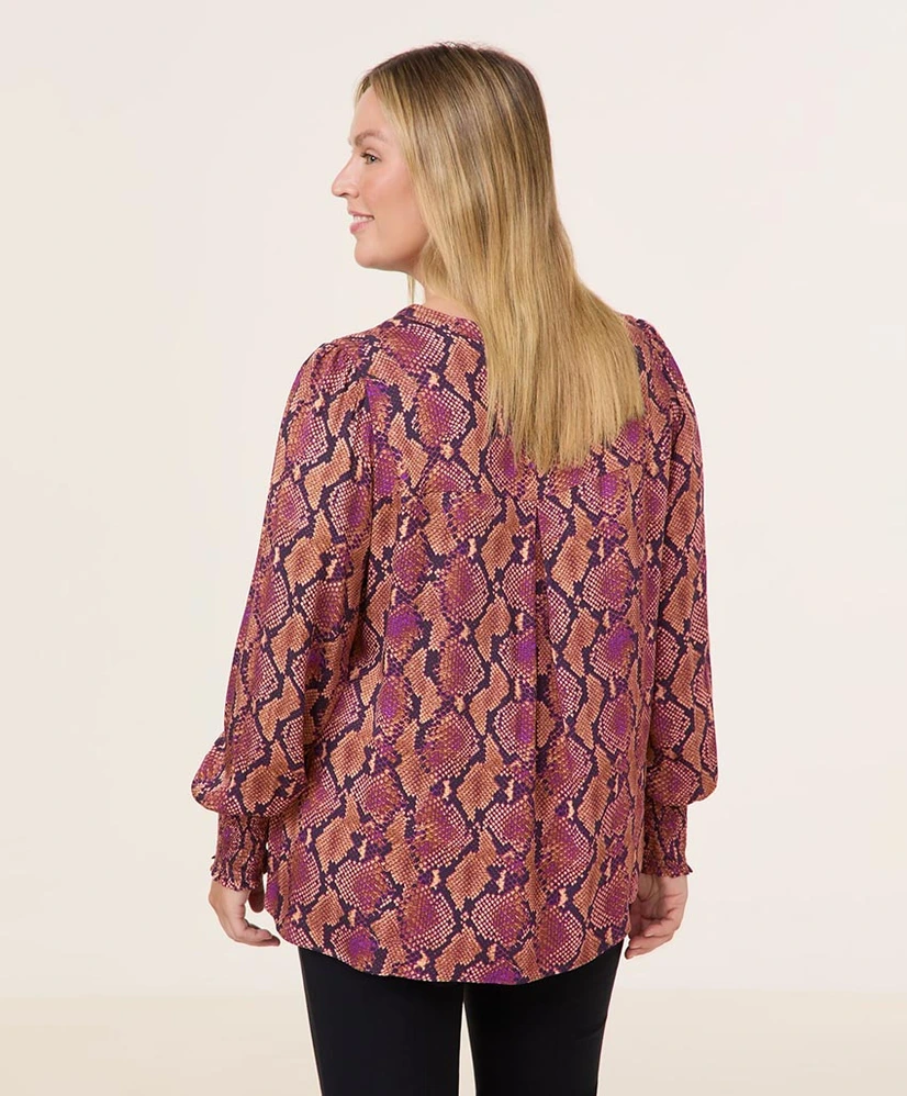 SAMOON Blouse Animalprint