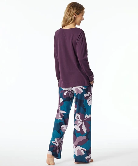 Schiesser Pyjama Bloemenprint