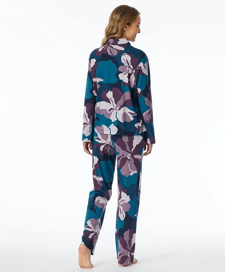 Schiesser Pyjama Bloemenprint