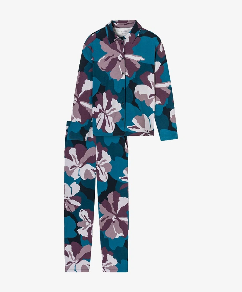 Schiesser Pyjama Bloemenprint