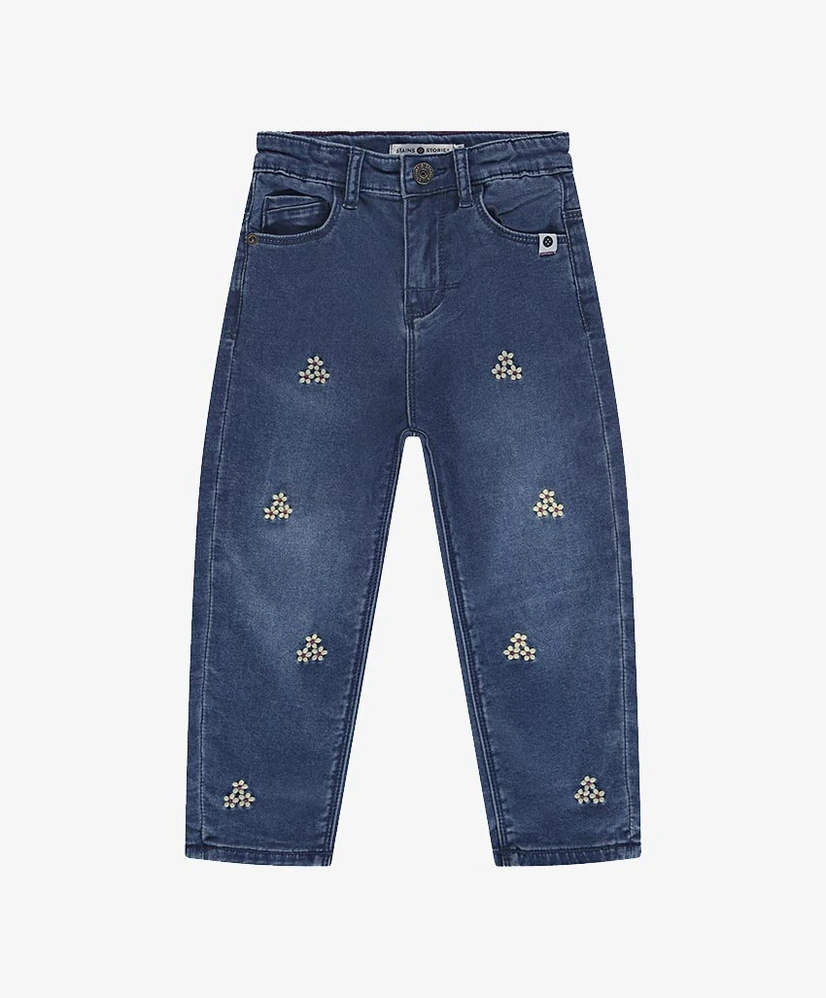 Stains & Stories Jeans Embroidered