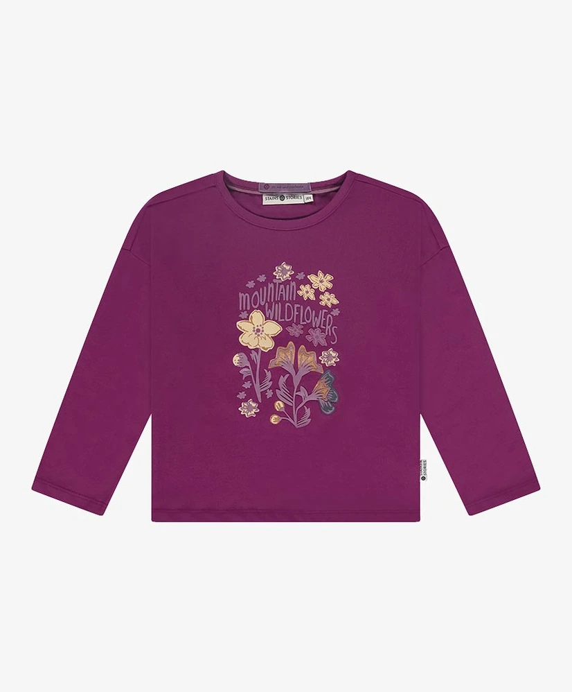 Stains & Stories T-shirt Bloemen