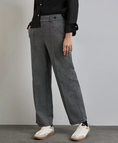 Street One Straight Fit Pantalon Allover Print