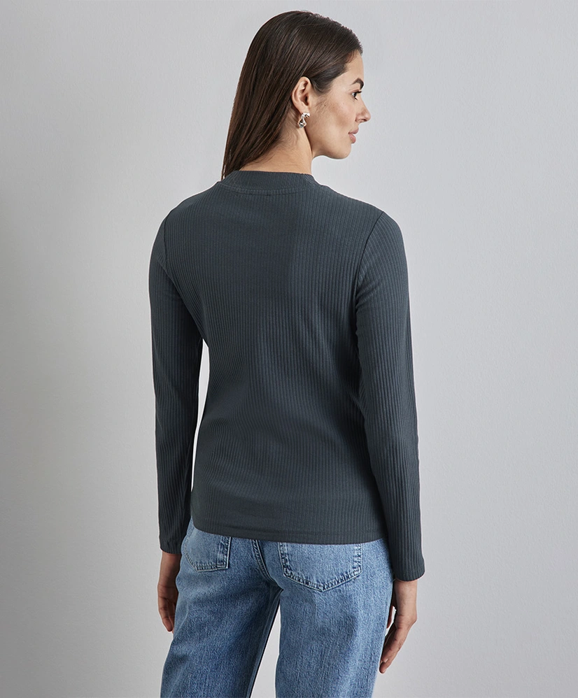 Street One T-shirt Turtle Neck Rib