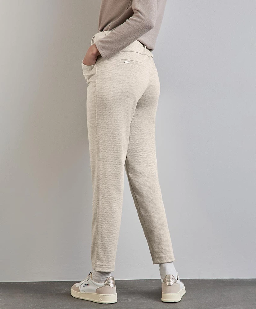 Street One Tapered Leg Broek Effen