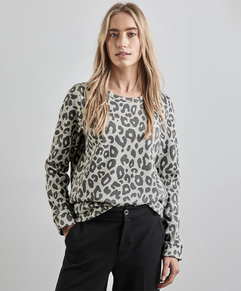 Street One Trui Animalprint