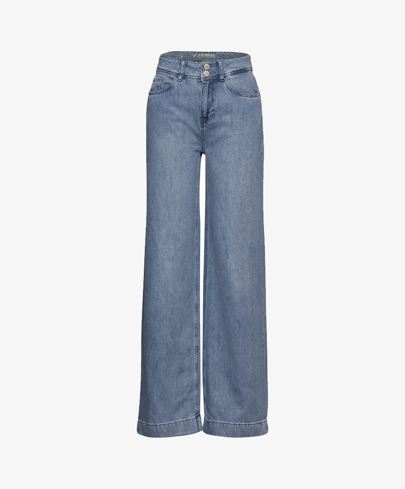 Street One Wide Leg Jeans Effen