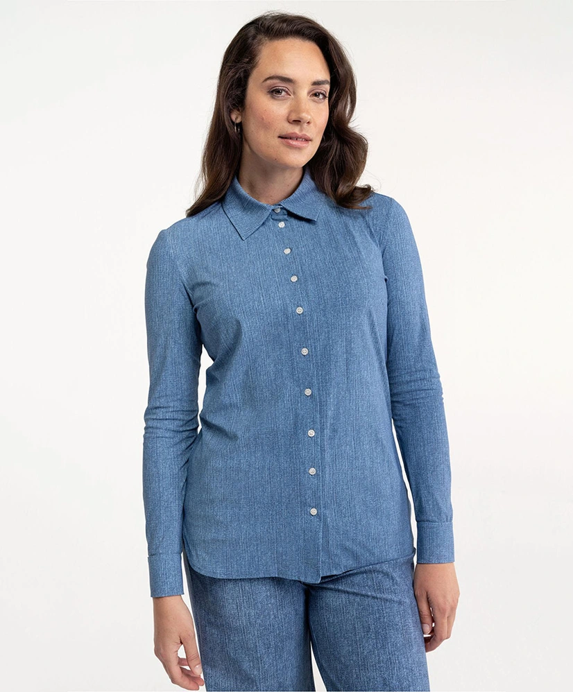 Studio Anneloes Denim Blouse Poppy