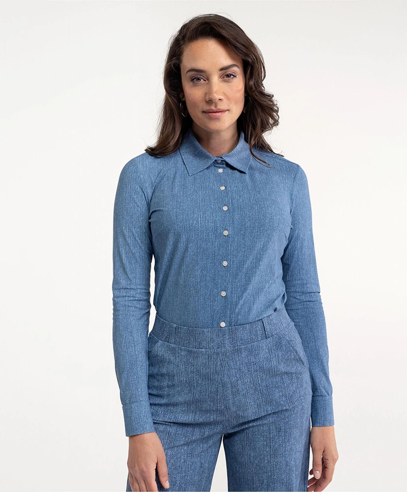 Studio Anneloes Denim Blouse Poppy