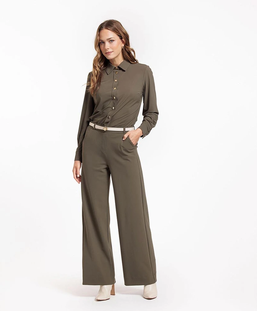 Studio Anneloes Flared Broek Lexie Bonded