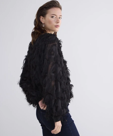 Summum Blouse Fringe Fluffy