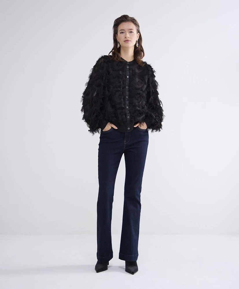 Summum Blouse Fringe Fluffy