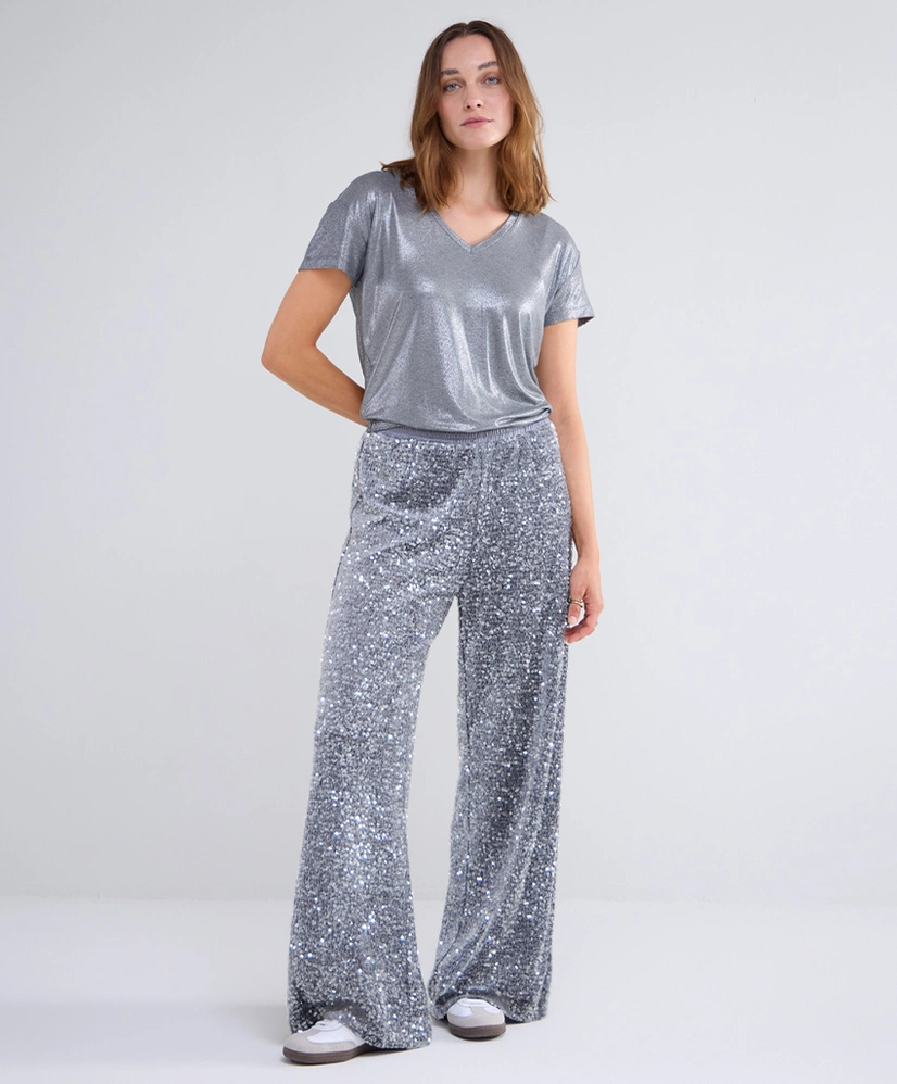 Summum Broek Sequins Velour