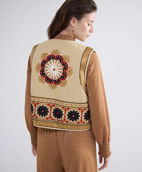 Summum Gilet Embroidered