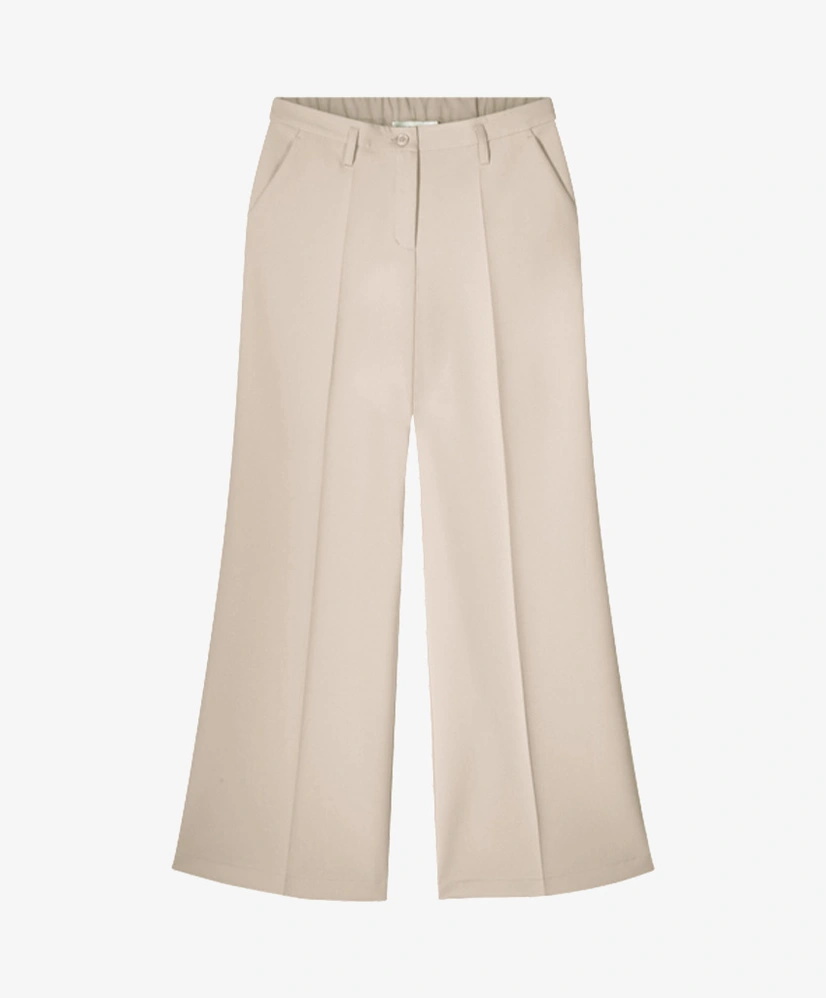 Summum Wide Leg Pantalon Effen