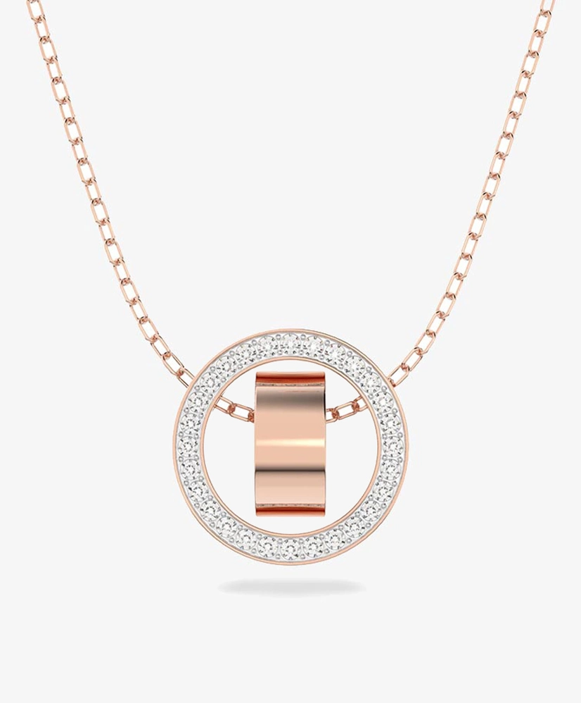 Swarovski Ketting Hollow Circle