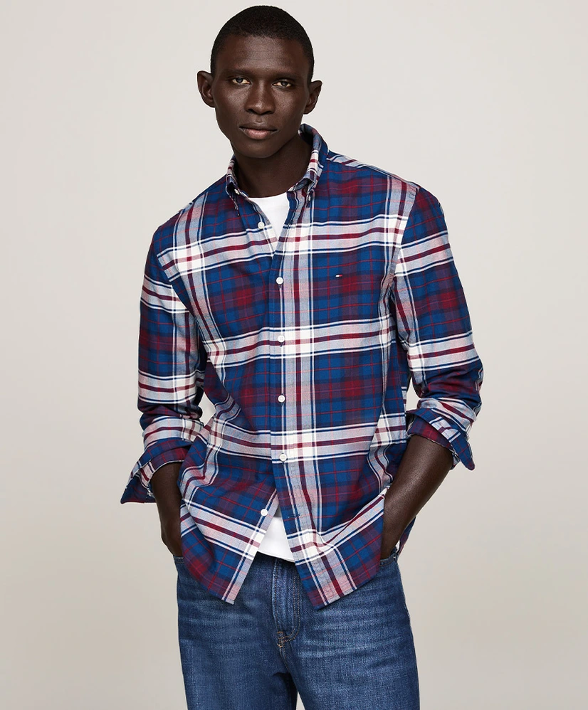 Tommy Hilfiger Overhemd Tartan Regular Fit