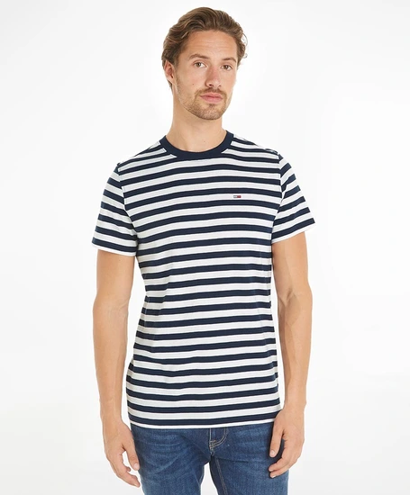 Tommy Jeans T-shirt Gestreept