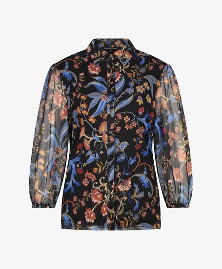 Tramontana Blouse Mesh Florals