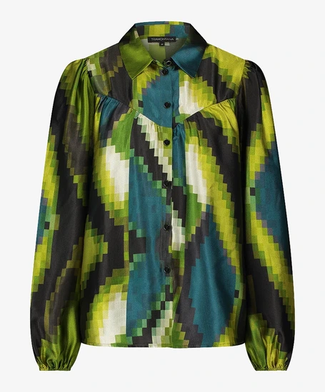 Tramontana Blouse Pixeled Forest