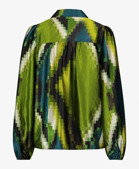 Tramontana Blouse Pixeled Forest