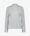 Tramontana Top Mock Neck Lurex Stripes