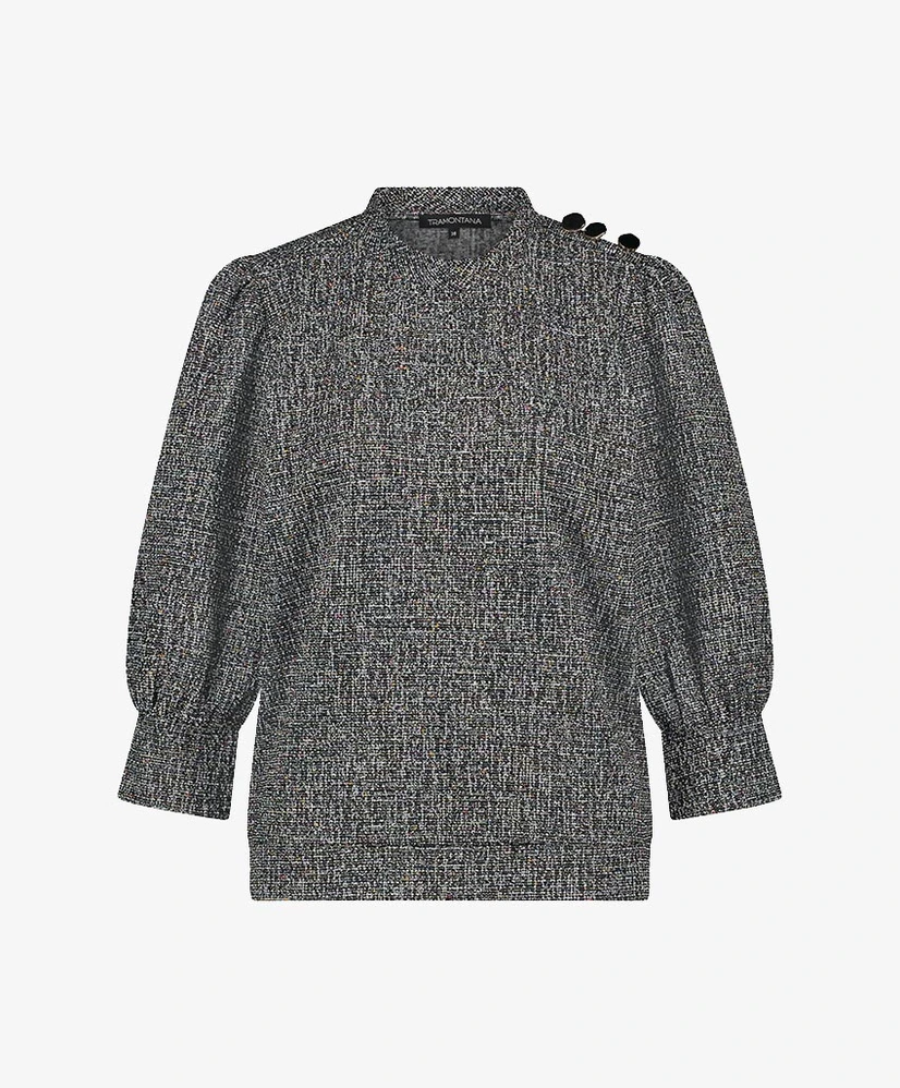 Tramontana Top Stretch Tweed