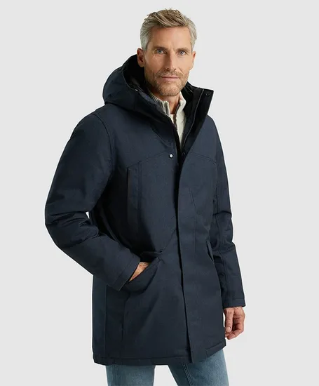 Vanguard Parka Jas Melange Twill