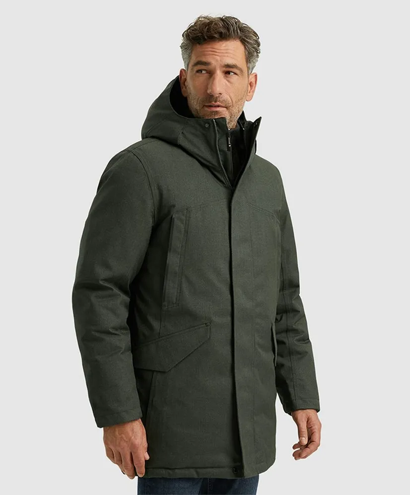 Vanguard Parka Jas Melange Twill