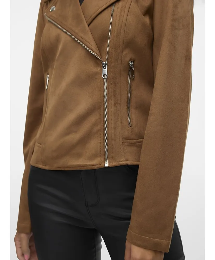 VERO MODA Bikerjack Jose Faux Suede