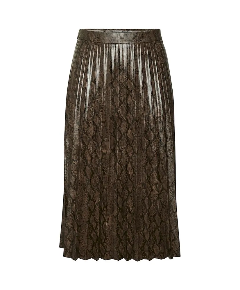 VERO MODA CURVE Rok Nita Plissé Snake