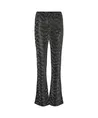 VERO MODA Flared Broek Lucy Glitter